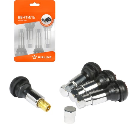 Вентиль для б/к шин AIRLINE TR413C, 4 шт. ATRV413C-01