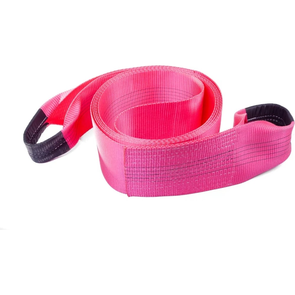 Трос буксировочный для автомобиля Рострос Премиум TopAuto 32 т, 2 петли ...