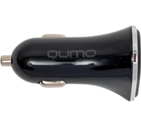 Автомобильное зарядное устройство QUMO 3A, 2 USB, 1A+2A, черный, кабель Type C в комплекте Модель Charger 0061 + кабель Type C 24202