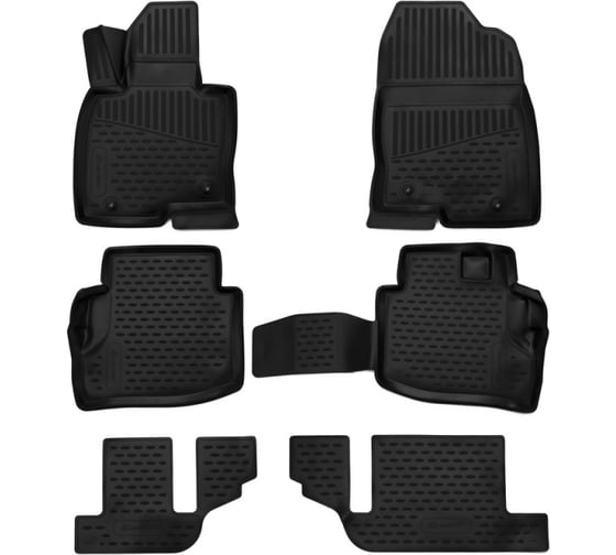Коврики в салон 3D Element MAZDA CX-9, 2017-, кросс., 6 шт. ЕLEMENT3D3331210k