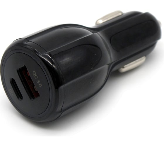 автомобильное зарядное устройство Вымпел USB (1Type-C +1USB, PD+QC3.0) 9210