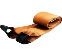 Трос буксировочный для автомобиля TopAuto Топ Авто Рострос Премиум, 42 т, 2 петли, 5м, 180 мм, термоупаковка 18042