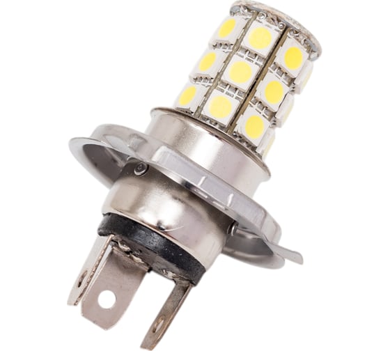 Автолампа MEGAPOWER H4 P43t 28 SMD 5050 WHITE 6000K 560лм 12V M-80542