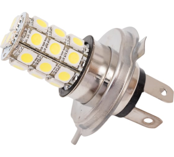 Автолампа MEGAPOWER H4 P43t 28 SMD 5050 WHITE 6000K 560лм 12V M-80542