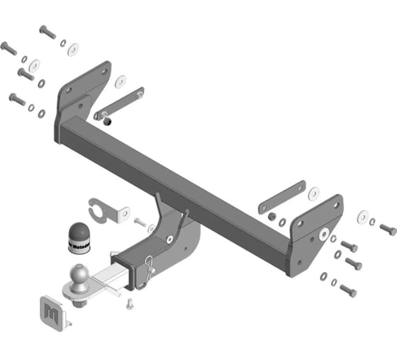 Фаркоп MOTODOR Geely Monjaro (оцинк. Шар). 94207-E 1