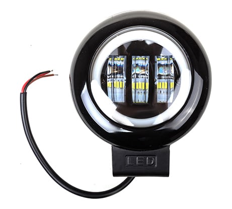 Светодиодная фара SKYWAY OFF ROAD 115*160мм круглая 12V/24V 48W 6000К 9 диодов Дальний свет S07201075