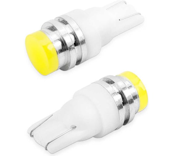 Автолампа диод SKYWAY T10 (W5W) 12V 3 SMD 1-конт Белая комп.2 шт габ/стоп/салон/номер S08201067