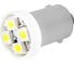 Автолампа диод SKYWAY T8,5 T4W 12V 4 SMD диодов BA9s 1-конт белая габариты, min10 S08201225 1