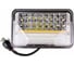 Светодиодная фара SKYWAY OFF ROAD 165х115х80 мм, прямоугольная, 12V/24 В, 126 Вт, 6000 К, 42 диода, ближний и дальний свет, Н4 S07201071 1