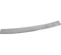 Декоративная накладка бампера DolleX KIA Rio 2017-; седан, штамп RIO нержавеющая сталь NBI-071