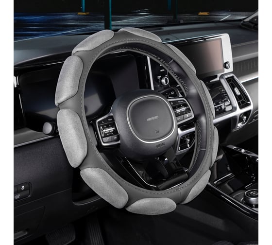 Оплетка SKYWAY Sponge classic 10 подушечек M Серая замша S01101040
