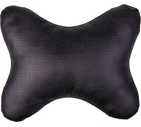 Подушка на подголовник SKYWAY кожа искуственная Черная S08001001