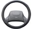 Оплетка SKYWAY Crome-1 L Черная экокожа S01102025 2