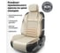 Накидки на передние сиденья AUTOPROFI Multi Comfort, анатомические, материал экокожа, комплект 2 шт., бежевый MLT-620G BE 5