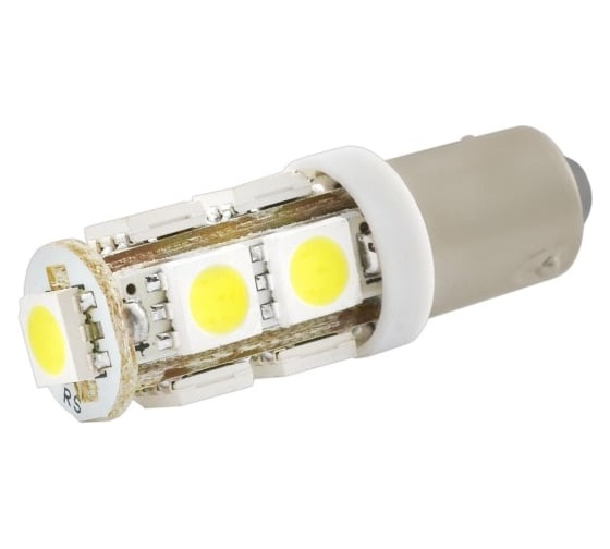 Автолампа диод SKYWAY T8.5 T4W 9 SMD BA9s 1-контурная, белая S08201235