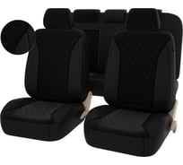 Чехлы PSV Graf Next Черный Ромб черный Бабочка отстрочка черная велюр экокожа 136466