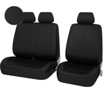 Чехлы PSV Imperial Next TRANSIT Черный отстрочка черная экокожа 136400