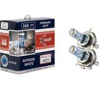 Лампы автомобильные XENITE INTENSE WHITE H4 (Яркость +150) (упаковка 2 шт.) 1007178
