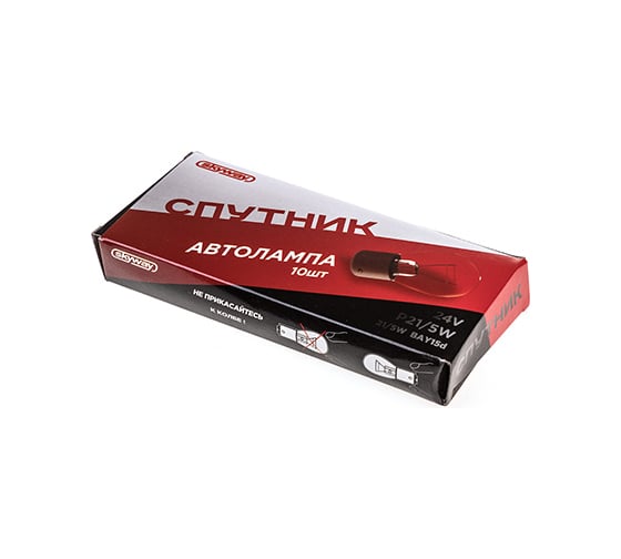 Автолампа SKYWAY 24V 21/5W c цоколем 2-конт СПУТНИК стопы S09101058