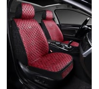 Накидки PSV 5D Skin 2 FRONT Черно Красный на передние сиденья мокрая кожа 136607