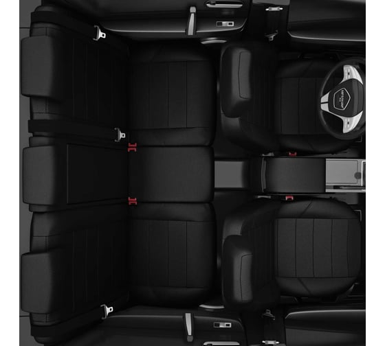 Авточехлы AVTOLIDER1 Haval Jolion с 2020-н.в. внедорожник, Задняя спинка 40 на 60, сиденье единое HL40-0102-EC01