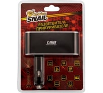 Разветвитель прикуривателя 3 в 1 в прикуриватель Golden Snail GS9105