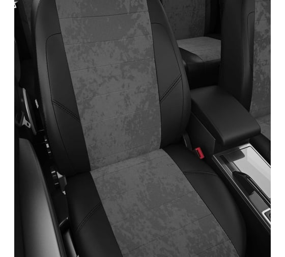 Авточехлы AVTOLIDER1 для KIA Rio 3 с 2011-2017, хэтчбек задняя спинка 40 на 60, сиденье единое. 4+2-подголовников KA15-0303-EC13
