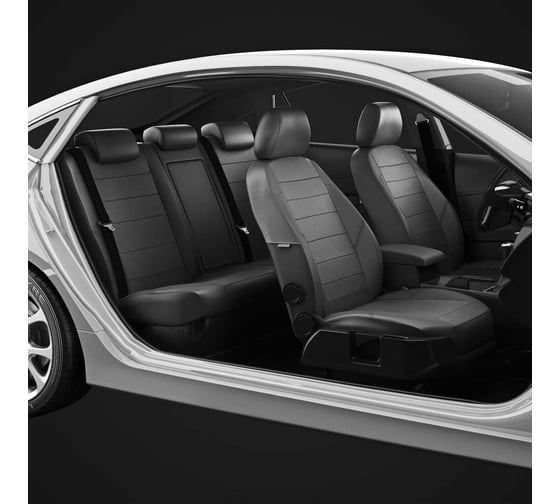 Авточехлы AVTOLIDER1 для KIA Optima с 2015-н.в. седан. Задняя спинка 40 на 60, сиденье единое KA15-1202-EC20 1