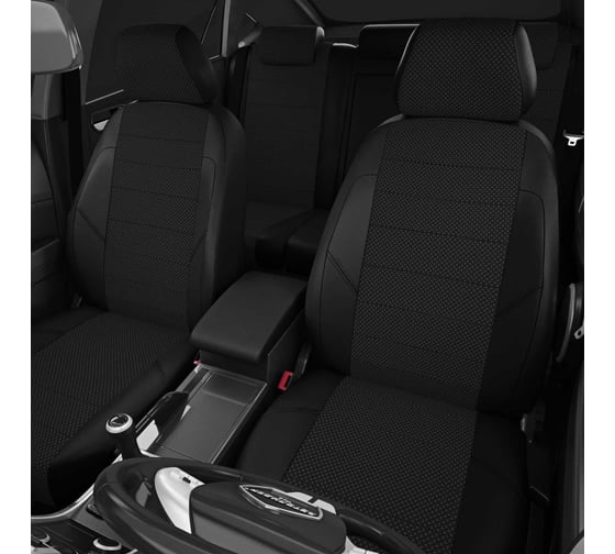 Авточехлы AVTOLIDER1 для Hyundai Porter с 2006-2012 фургон водит. и пассажирские подголовники Литые HY15-1301-KK4