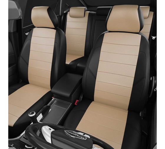 Авточехлы AVTOLIDER1 для Hyundai Porter с 2006-2012 фургон водит. и пассажирские подголовники Литые HY15-1301-EC04