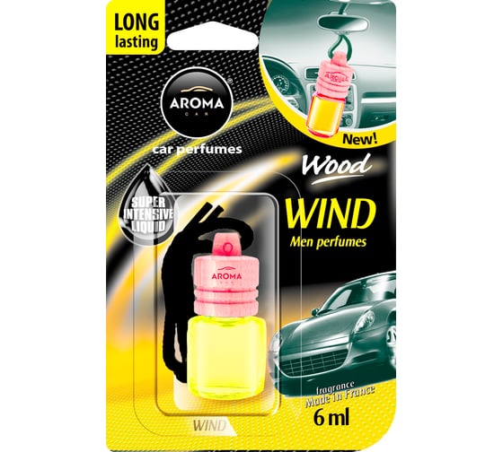 Подвесной ароматизатор AROMA CAR WOOD Wind 92040 1