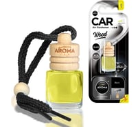 Подвесной ароматизатор AROMA CAR WOOD Black 63118