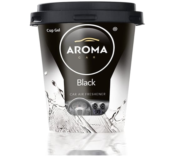Геллевый ароматизатор AROMA CAR CUP GEL Black 92777