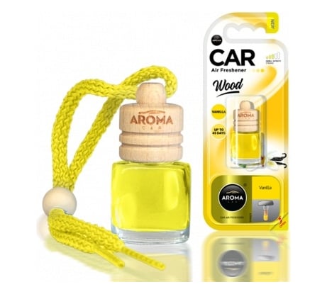 Подвесной ароматизатор AROMA CAR WOOD Vanilla 63107