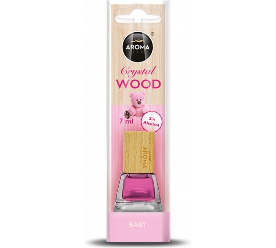 Подвесной ароматизатор AROMA CAR CRYSTAL WOOD Baby Calm 92840 1