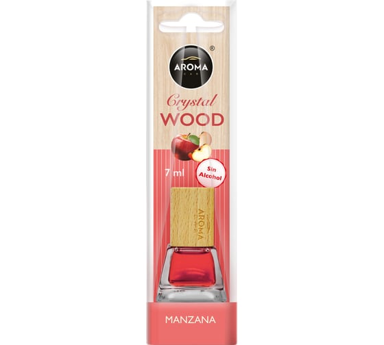 Подвесной ароматизатор AROMA CAR CRYSTAL WOOD Apple 92843 1