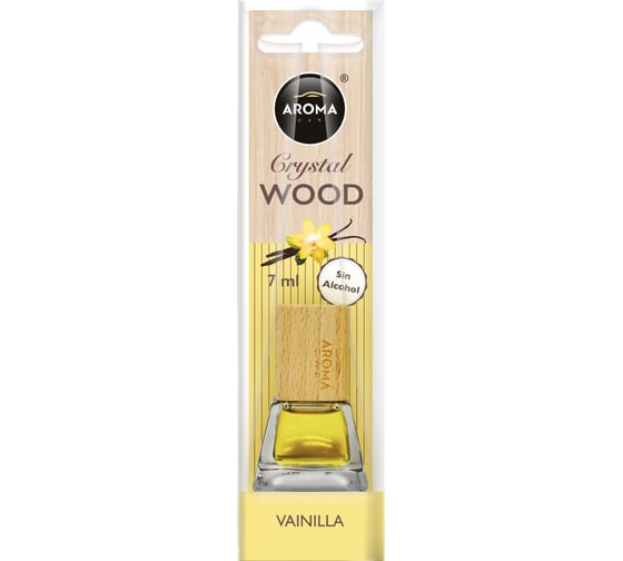 Подвесной ароматизатор AROMA CAR CRYSTAL WOOD Vanilla 92844 1