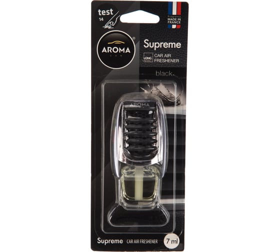 Ароматизатор на дефлектор AROMA CAR SUPREME Black 92050