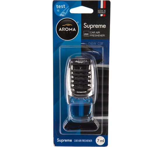 Ароматизатор на дефлектор AROMA CAR SUPREME New Car 92048
