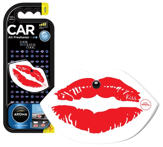 Полимерный ароматизатор AROMA CAR LIPS Ocean Calm 92560 1