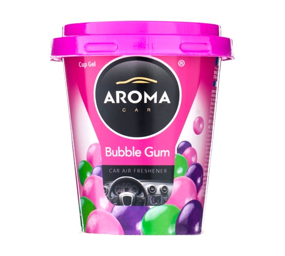 Гелевый ароматизатор AROMA CAR CUP GEL Bubble Gum 92778 1