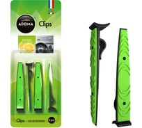 Полимерный ароматизатор AROMA CAR CLIPS lemon 92383