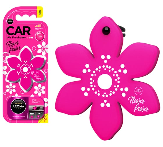Полимерный ароматизатор AROMA CAR FLOWER Pink Blossom 92556