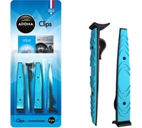 Полимерный ароматизатор AROMA CAR CLIPS aqua 92380