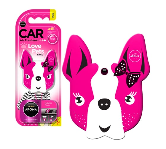 Полимерный ароматизатор AROMA CAR DOG Pink Blossom 92563 1