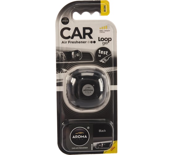 Ароматизатор на дефлектор AROMA CAR LOOP GEL Black 63113