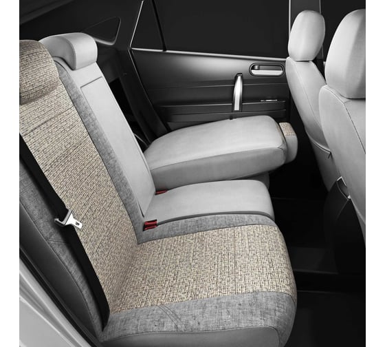 Авточехлы AVTOLIDER1 для Mitsubishi Delica с 2010-н.в. минивен задняя спинка 40 на 20 на 40, сиденье 40 на 60 MI18-1301-LEN01
