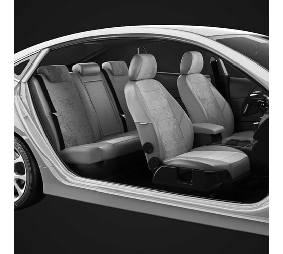 Авточехлы AVTOLIDER1 для Mercedes Benz B-classe W246 с 2011-н.в. хэтчбек задняя спинка 40 на 60, сиденье единое MB17-0202-EC15