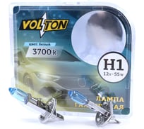 Лампа галогенная VOLTON H1 12В/55 Вт 3700К (к-т 2 шт) VLT017U
