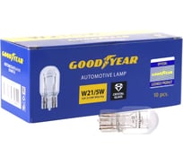 Автомобильная лампа накаливания Goodyear W21/5W 12V 21/5W W3x16q коробка 10шт. GY015215
